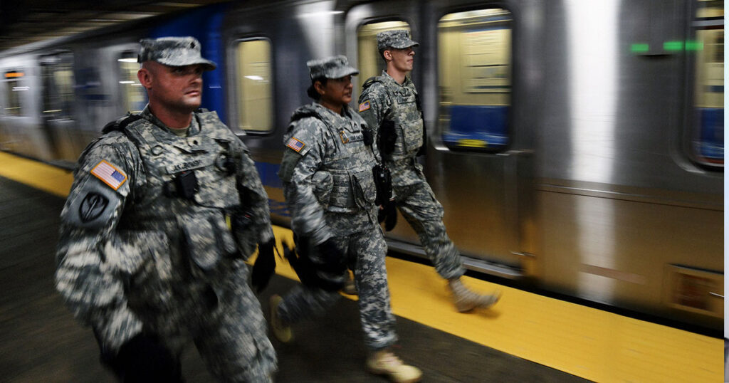 New York Governor Deploys National Guard to NYC Subway System