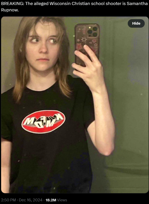15-Year-Old Girl Identified as Shooter in Wisconsin School Tragedy