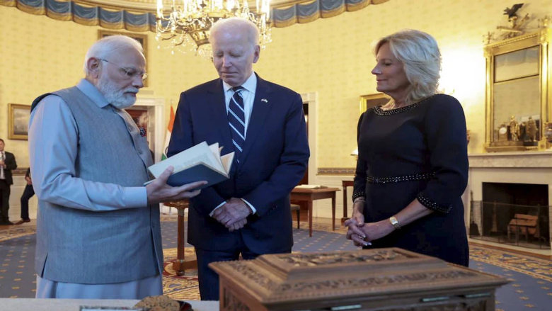 Jill Biden Receives $20,000 Diamond from India’s Prime Minister