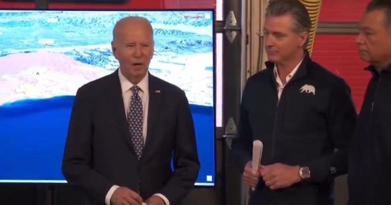 Biden Interrupts Wildfire Briefing With Personal Announcement