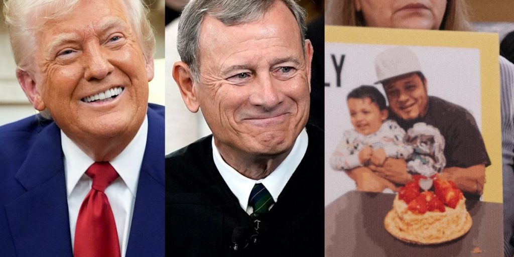 Chief Justice Roberts Sides with Trump, Halts Deportation Order for Salvadoran National