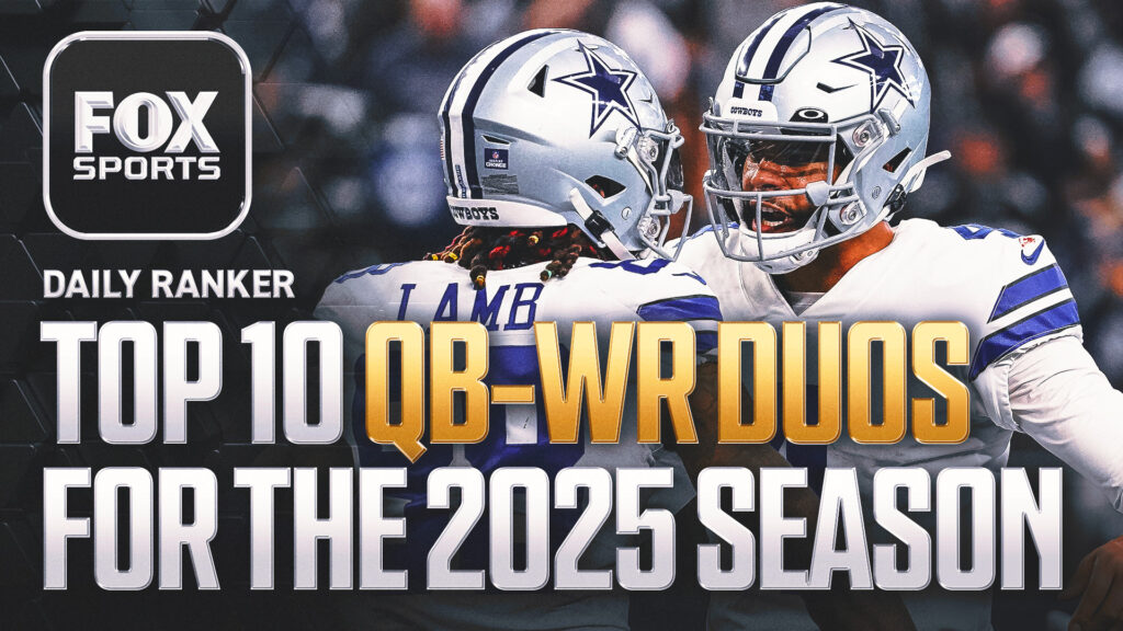 Top 10 QB-WR Duos in the NFL for the 2025 Season