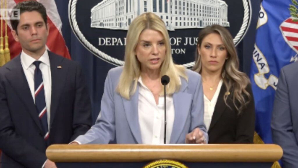 Bondi Announces Historic Fentanyl Seizure, One of the Largest in U.S. History