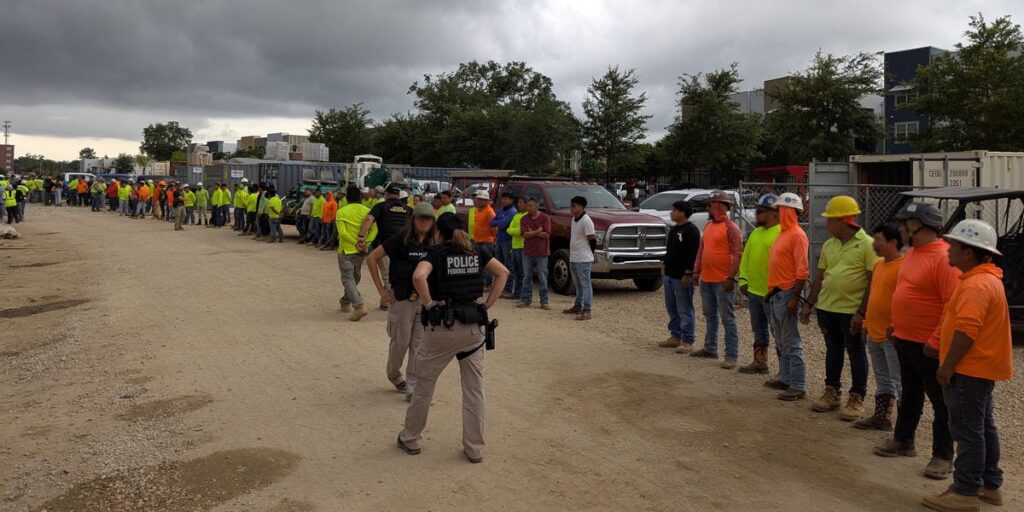 ICE Operation Detains Over 100 Undocumented Workers at Florida Sites