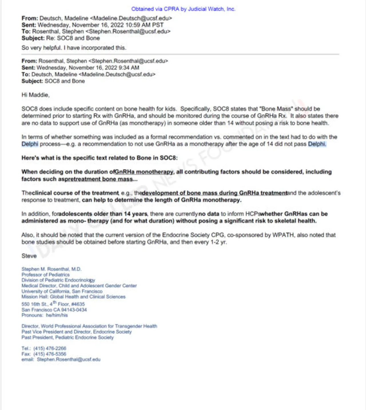 Another public record email image