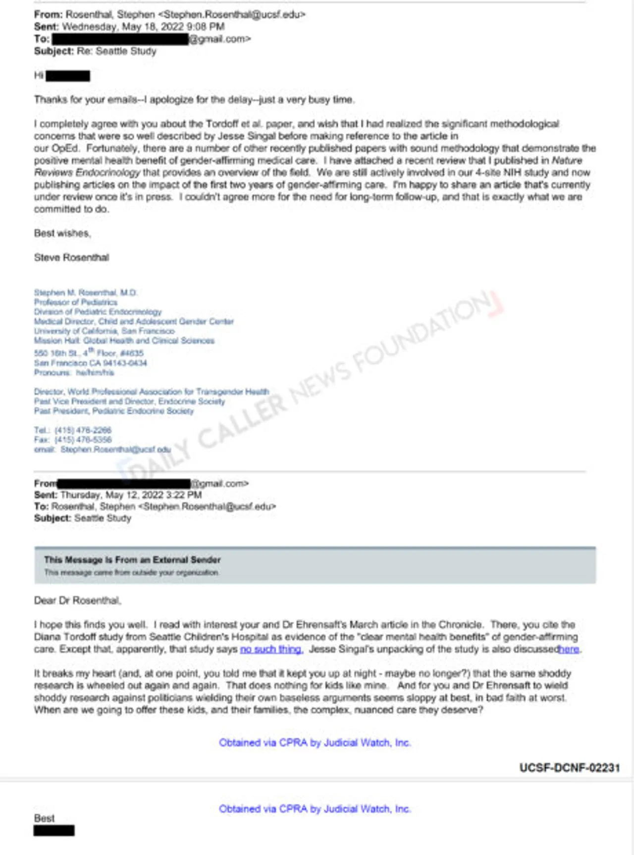 A public record email image