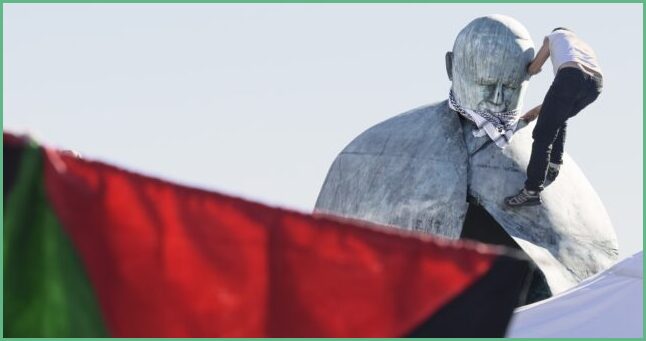 Pro-Palestine Protesters Reportedly Deface Pope John Paul II Statue in Rome with ‘Fascist’ Graffiti