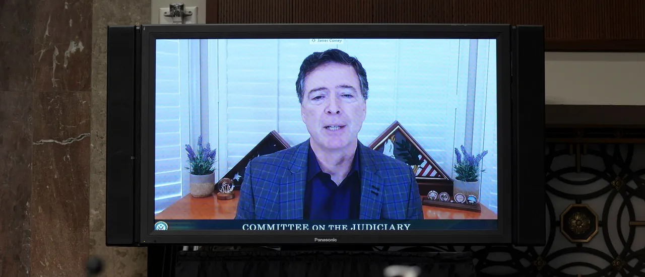 James Comey testifies via videoconference