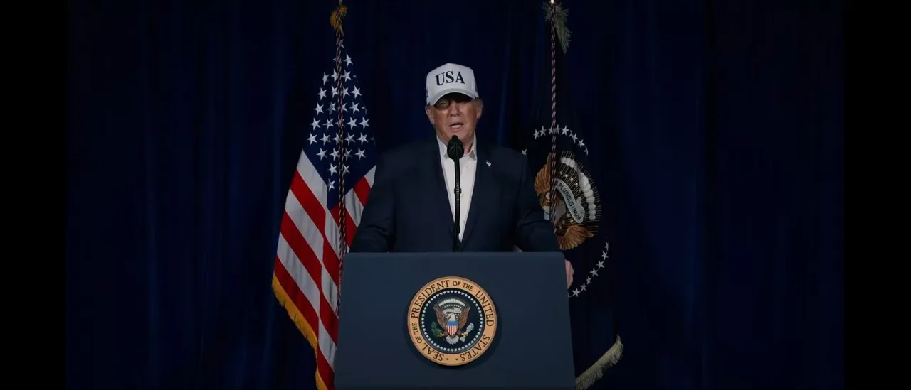 President Trump announces U.S. military strikes against Iran in a Feb. 28, 2026 video. (Screenshot/Truth Social/@realdonaldtrump)