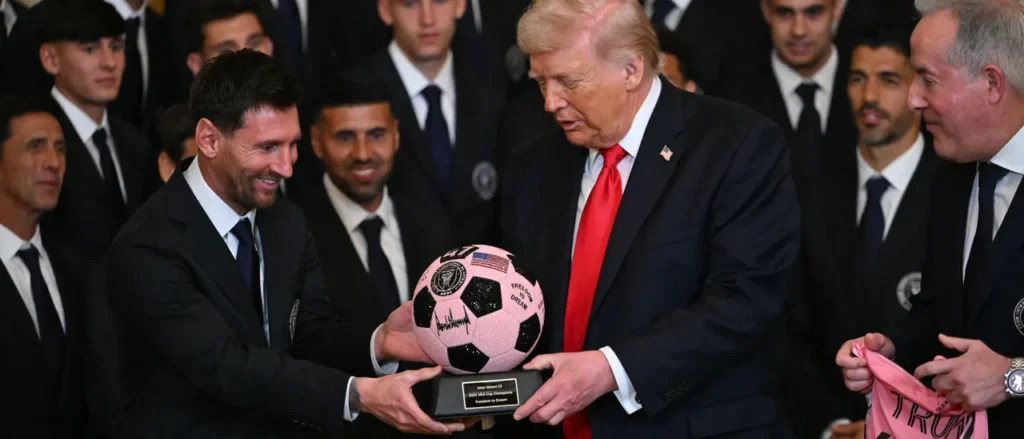 Trump Welcomes MLS Champions Messi To White House, Praises Team