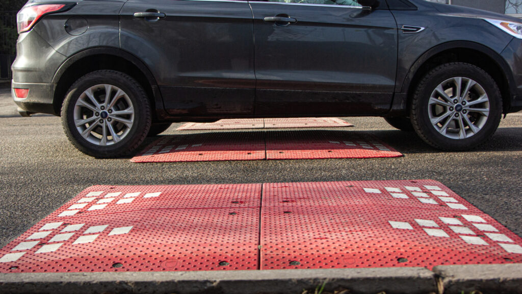 Speed Bump Gaps Favor Larger Vehicles, Force Driver Adjustments
