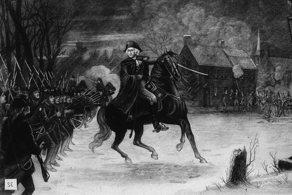 Gen. George Washington at the first Battle of Trenton