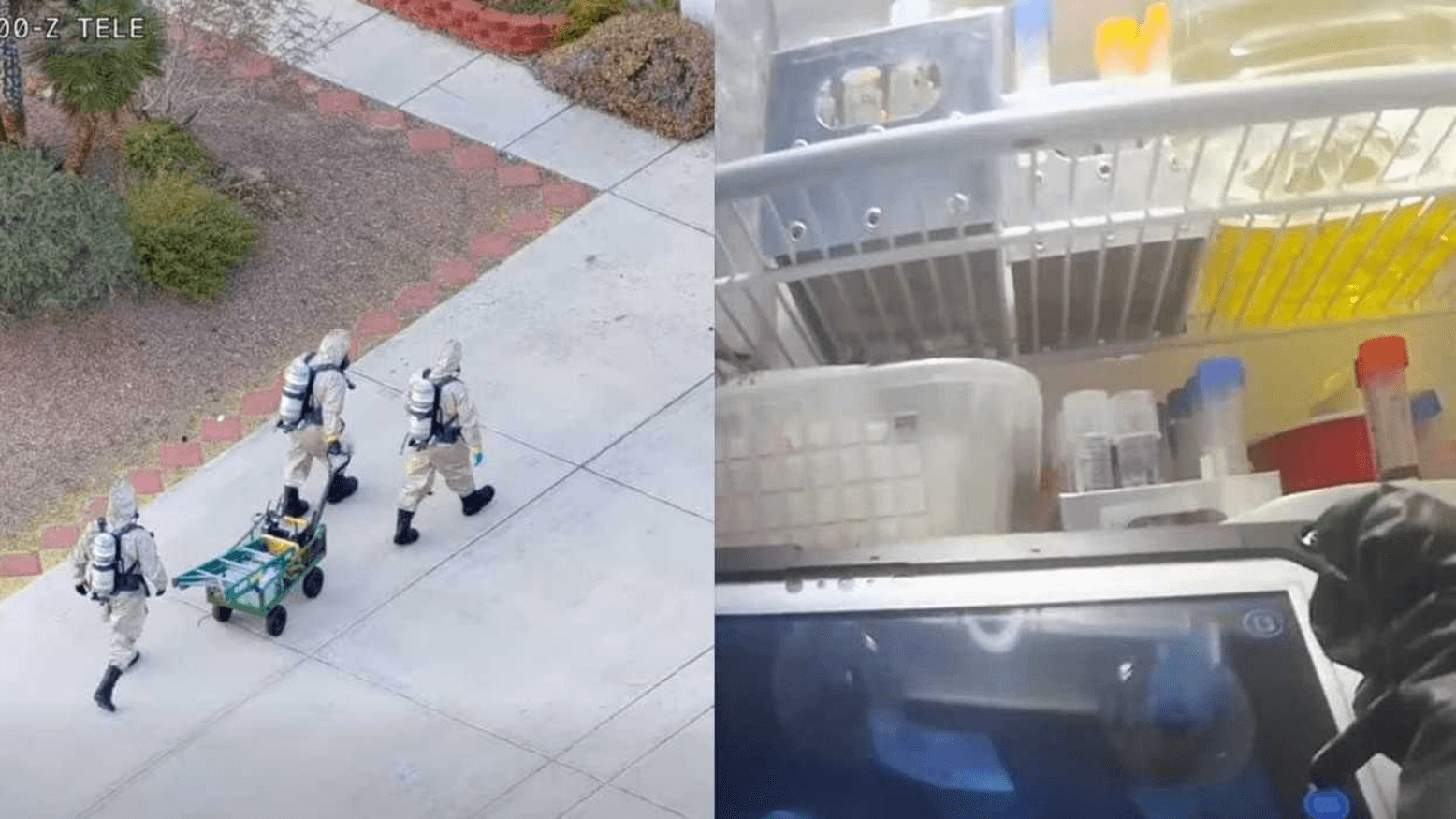 Las Vegas Metro Police Department footage screenshots