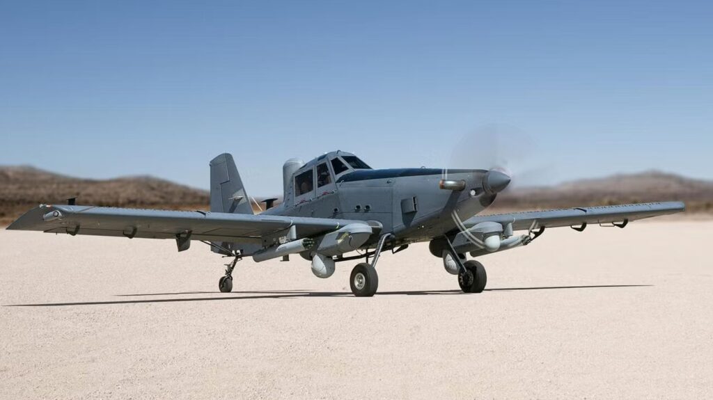 New Skyraider II Propeller Plane Joins US Air Force Fleet