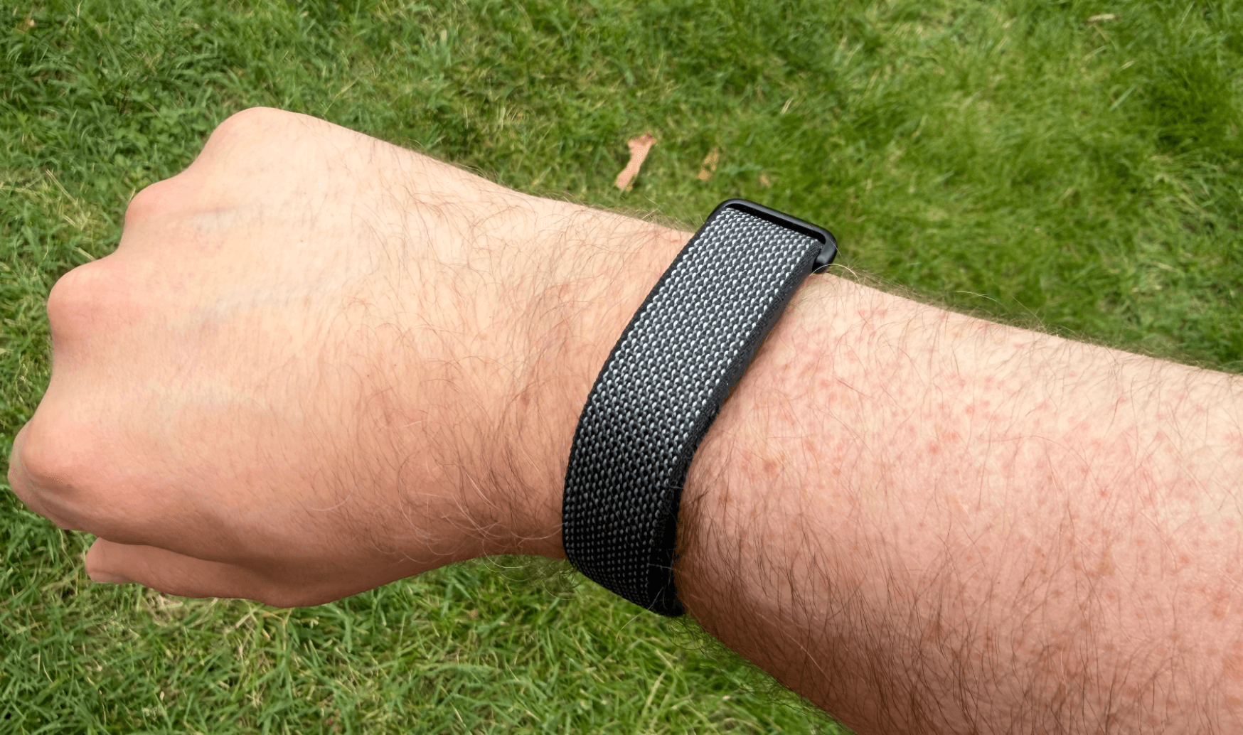 Fitbit Air on wrist