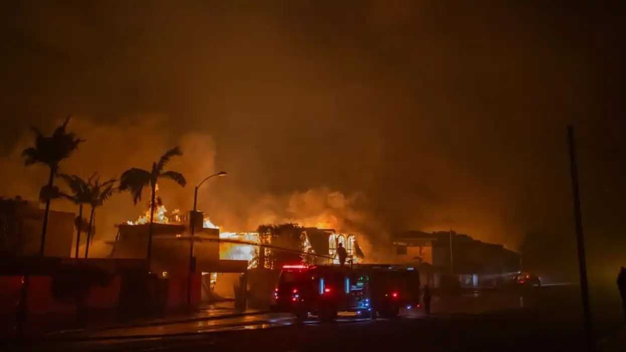 Fire scene