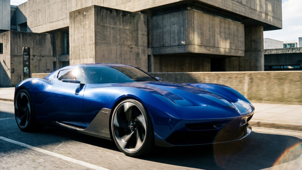 C8 Corvette Recasts As Front Engine Sports Car, Bold Retro Concept