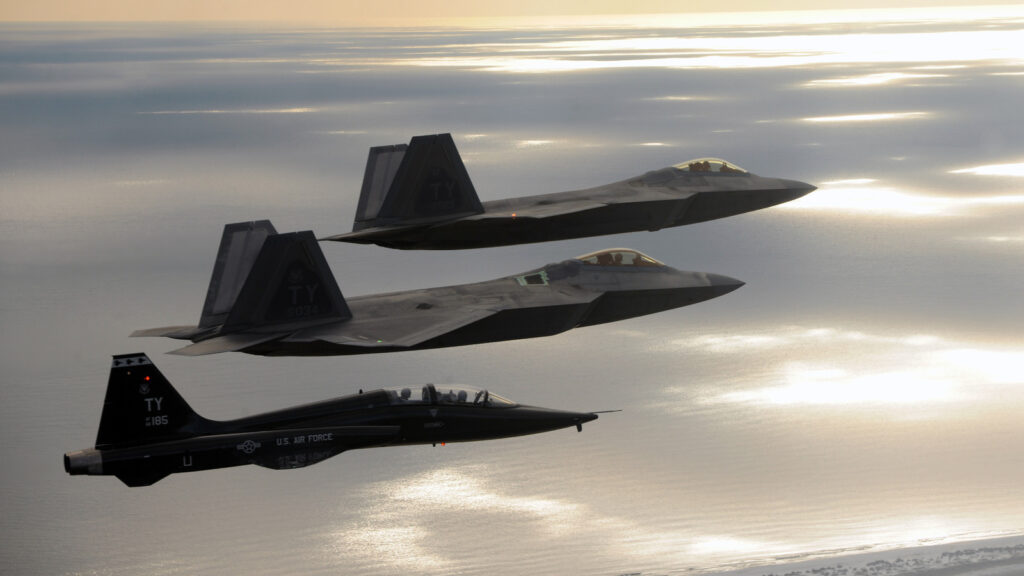 Fighter Jets Use Green Formation Lights For Safer Night Flying