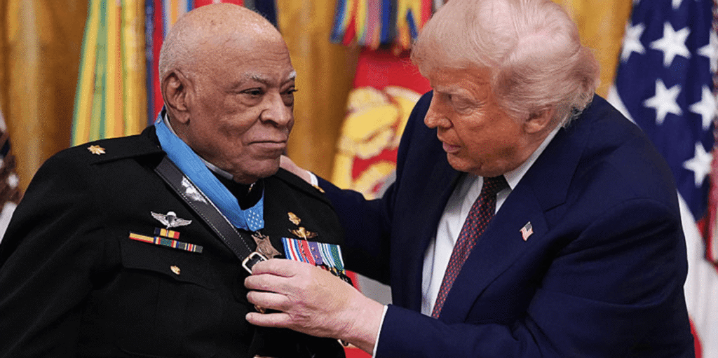 Medal of Honor Recipient James Capers Delivers Short, Stirring Tribute