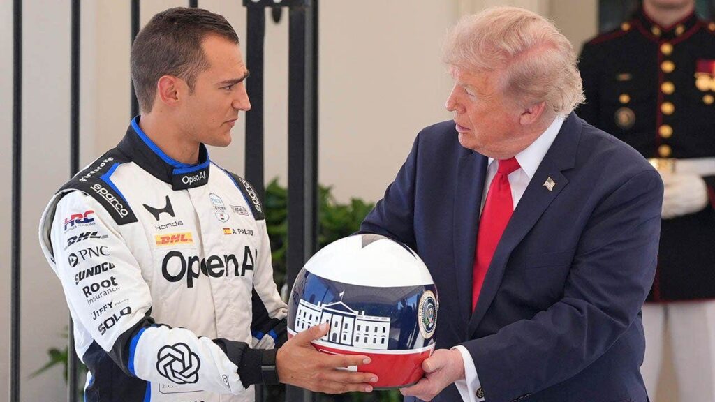 Trump Praises IndyCar Drivers’ Athletic Skill At White House Showcase