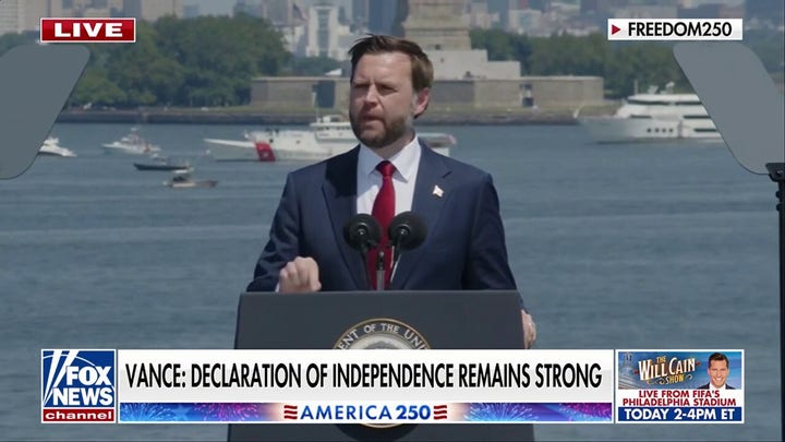 Vance urges Americans to reject 'two-dimensional view' of country on America's 250th anniversary