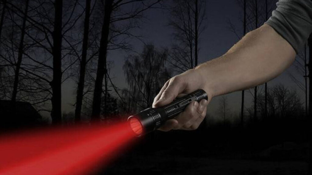 Use Red Light Flashlights, Preserve Night Vision Outdoors