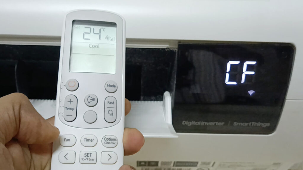 What CF Means On An Air Conditioner, And How To Clear It