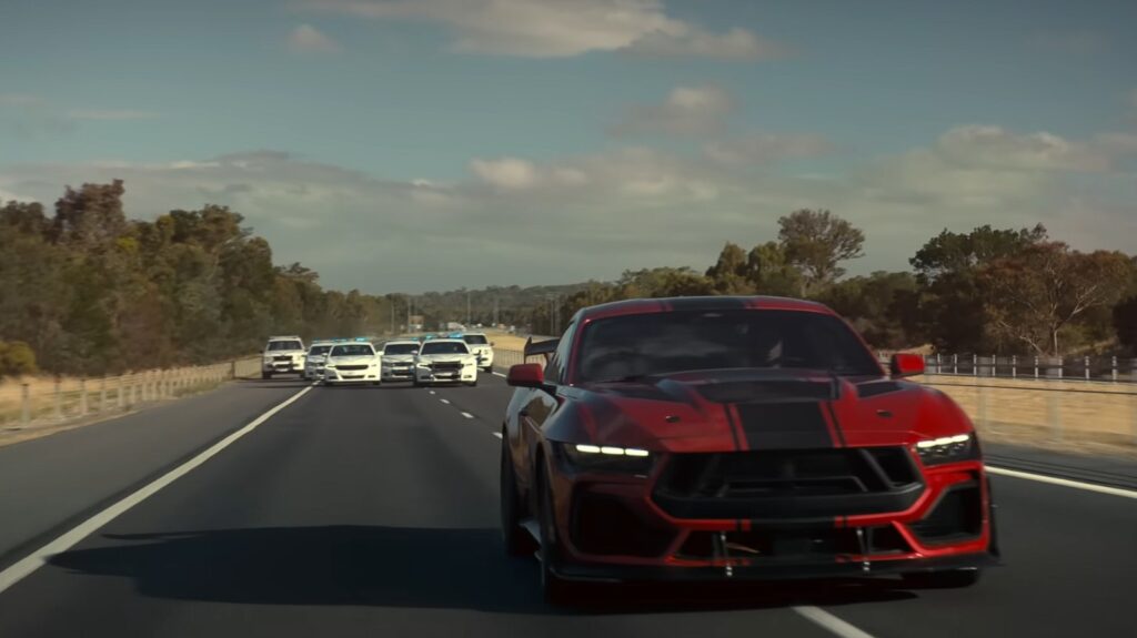 Liam Neeson Drives Shelby Super Snake In The Mongoose