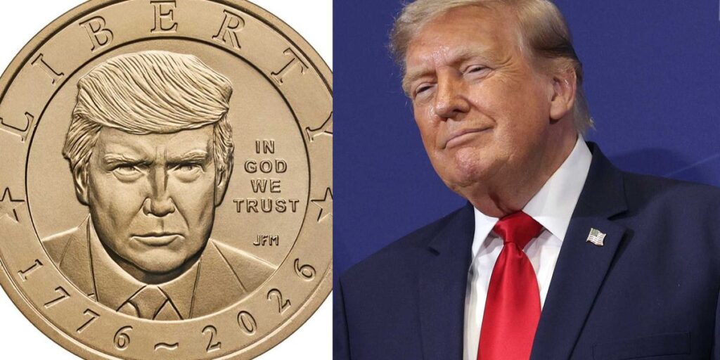 Treasury Plans Trump Gold Coin For US 250th Anniversary