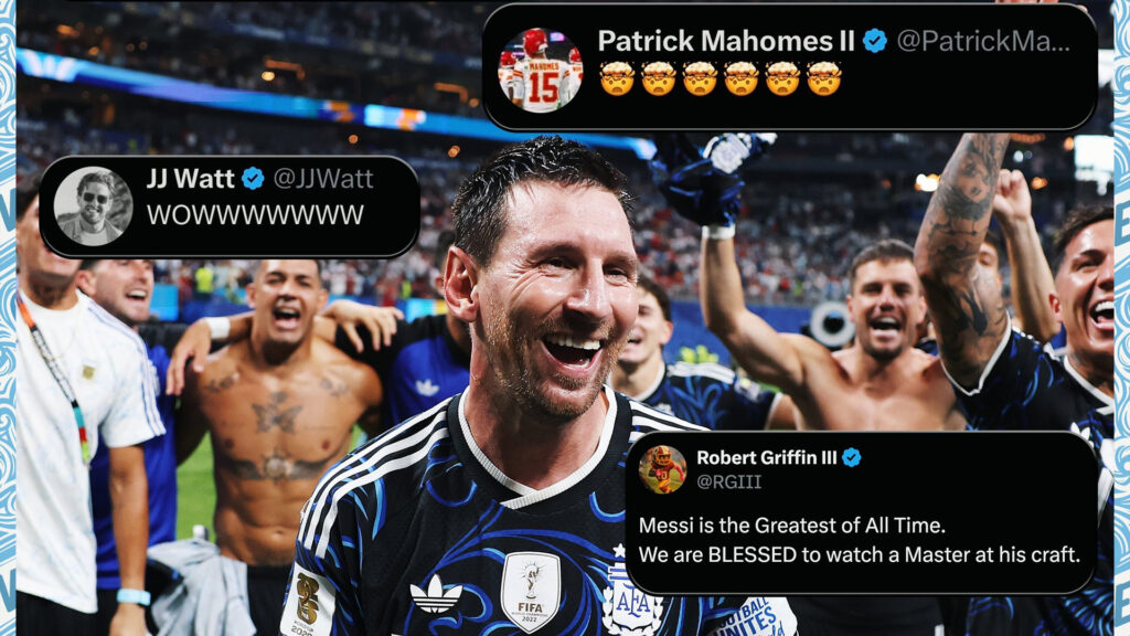 Sports World Reacts To Argentina’s Comeback Win Over England