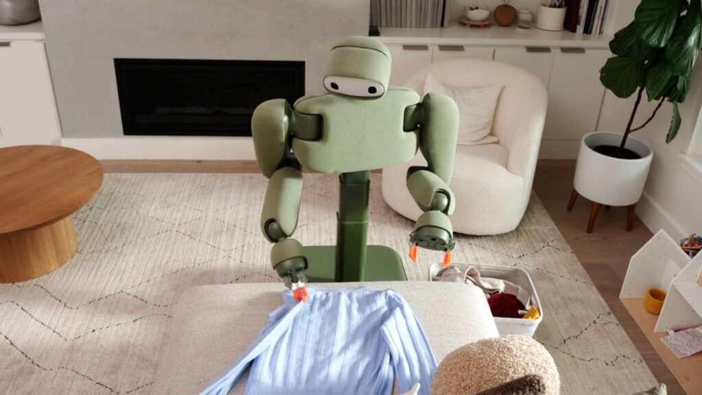 Isaac 1 Robot Tackles Laundry, Tidies Homes Today Now