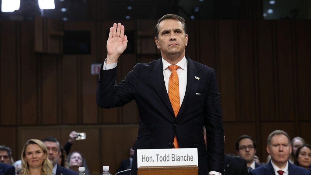Todd Blanche Nears Confirmation After Rescinding Anti-Weaponization Fund