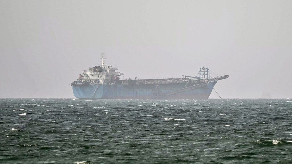 Trade Vessel Struck In Strait Of Hormuz Amid Iran Talks