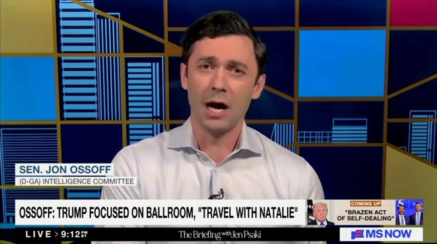 Sen Jon Ossoff pressed on invoking Natalie Harp in rally speech targeting Trump