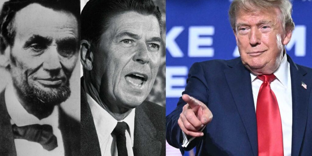 Trump Polling Lags Behind Reagan, Lincoln In New Survey