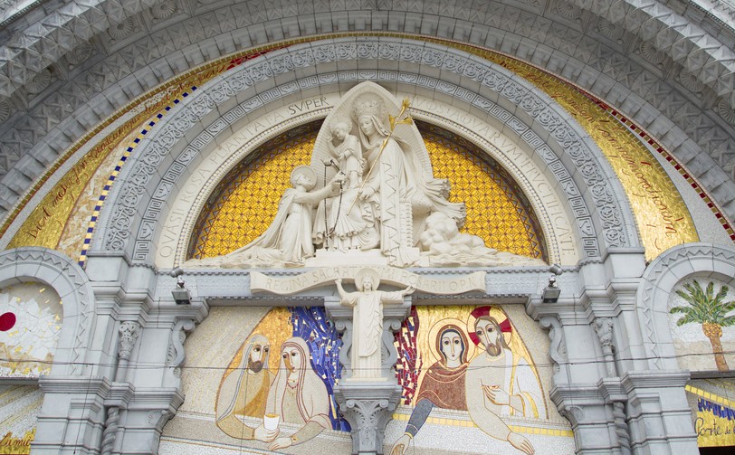 Lourdes Bishop Keeps Rupnik Mosaics Covered For Pope Leo Visit