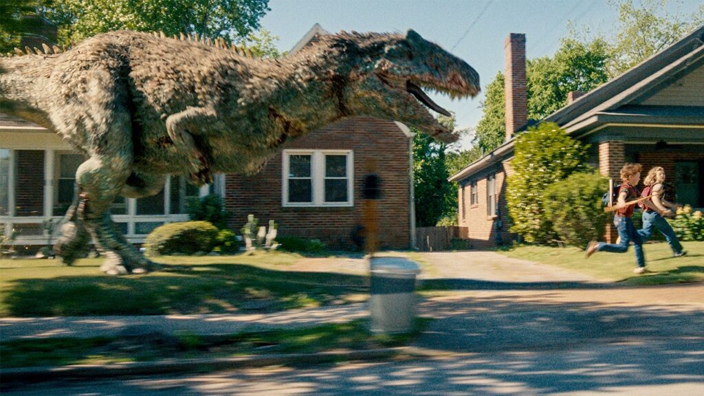Anne Hathaway And Ewan McGregor Battle Dinosaurs In Oak Street