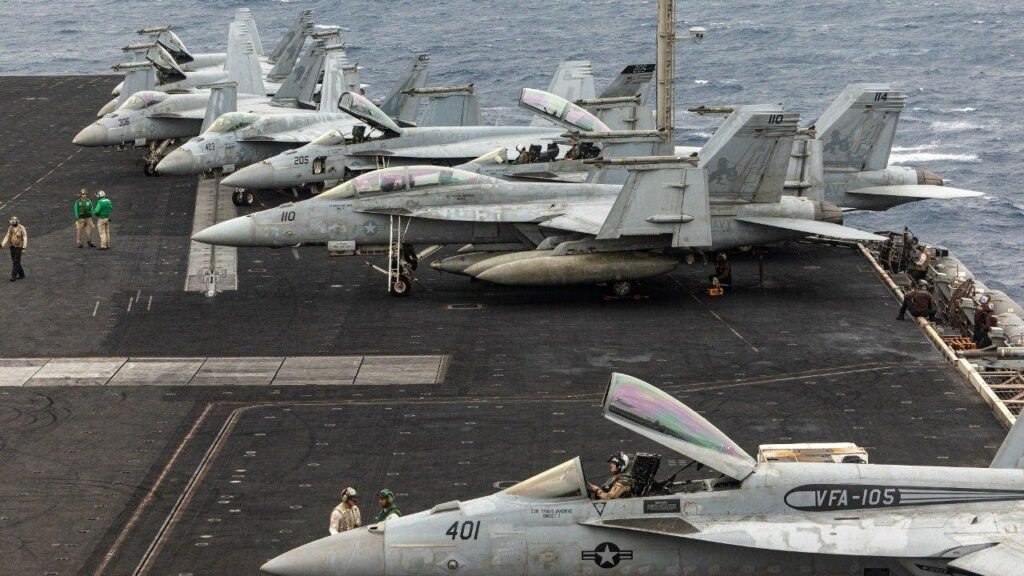 Navy Aviators Eject During USS Eisenhower Landing, 4 Sailors Injured