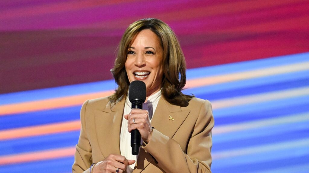 Kamala Harris Uses Flower Analogy To Explain Algorithms