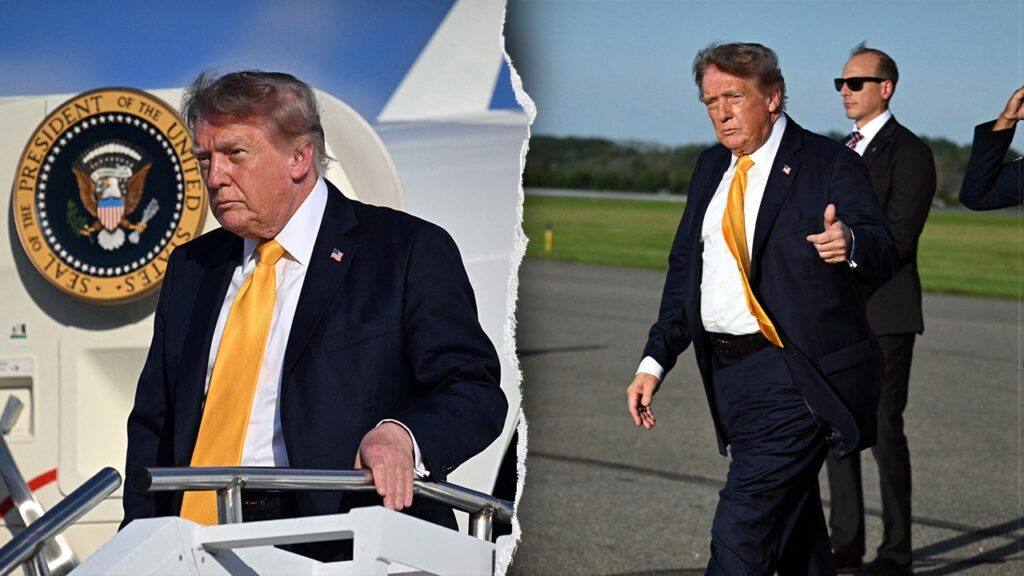 Trump Sparks Buzz With Noticeably Darker Hair Appearance