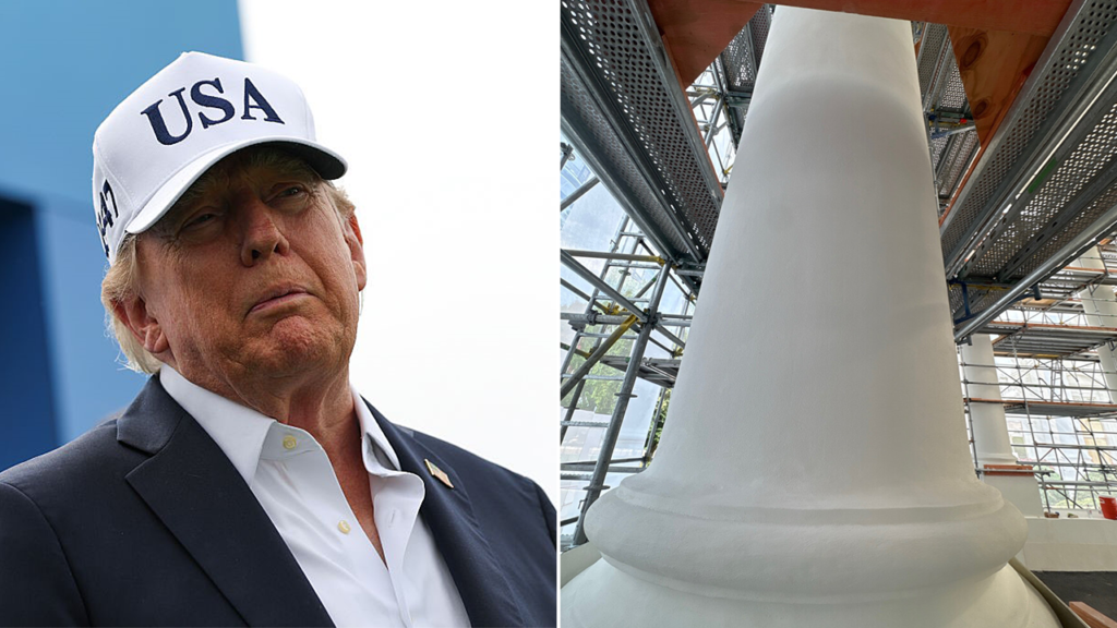 Trump Touts White House Renovations, Says Building Was In Poor Shape
