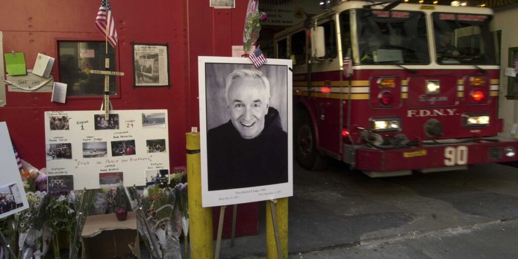 Families, Firefighters Remember Fallen Heroes On September 11