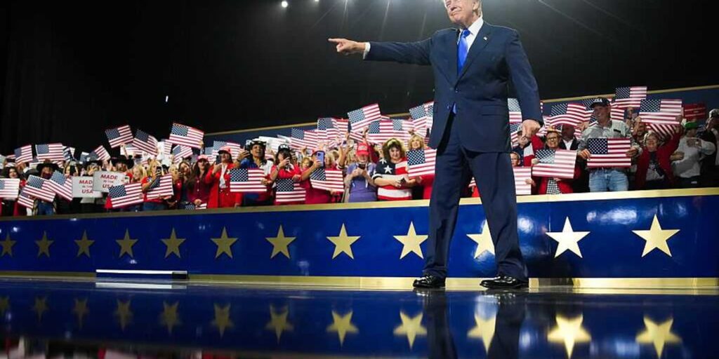 Trump Urges Republicans To Harness Tariffs And The Trump Dividend