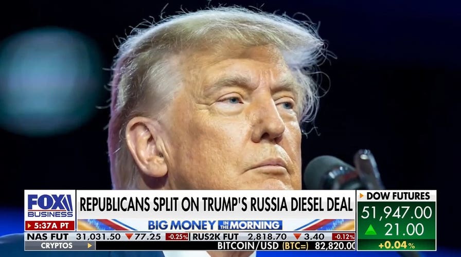 Trump's Russia diesel deal sparks backlash from Senate Republicans