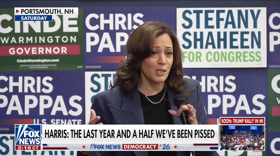 Kamala Harris says Democrats have ‘been pissed’ for the last year and a half