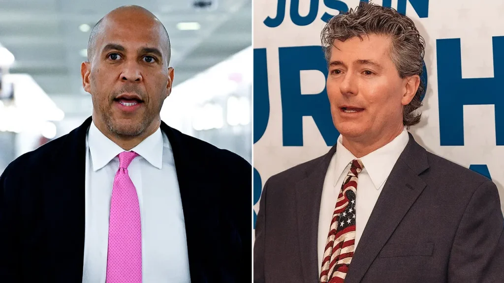 Booker Stunned As GOP Rival Urges Trump To End Iran War
