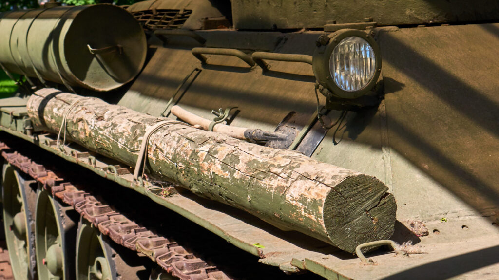 Why WWII Tanks Carried Logs for Mud, and Armor