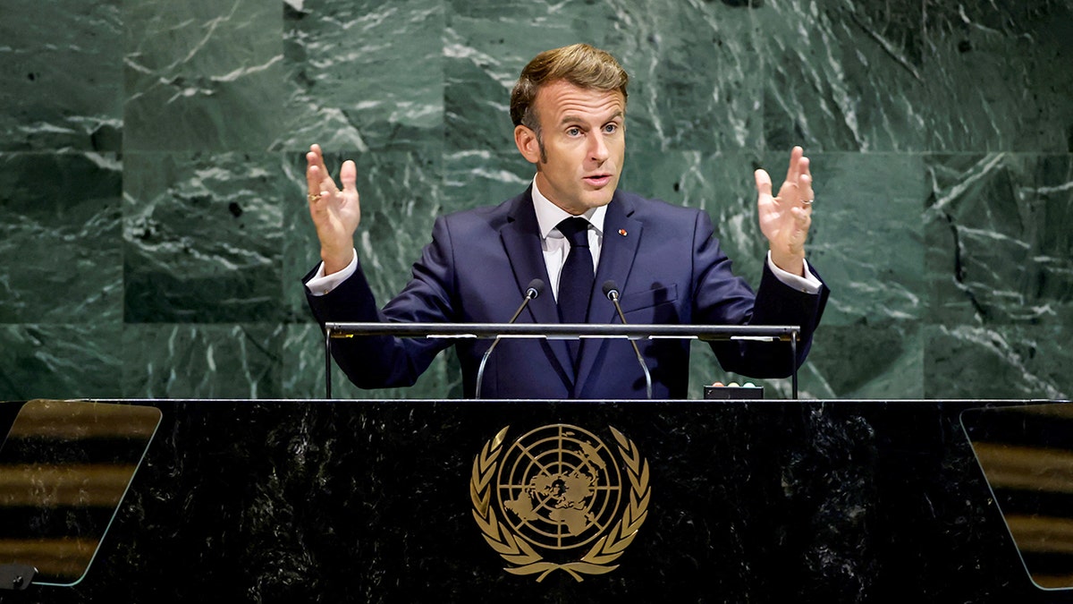French President Emmanuel Macron UNGA speech