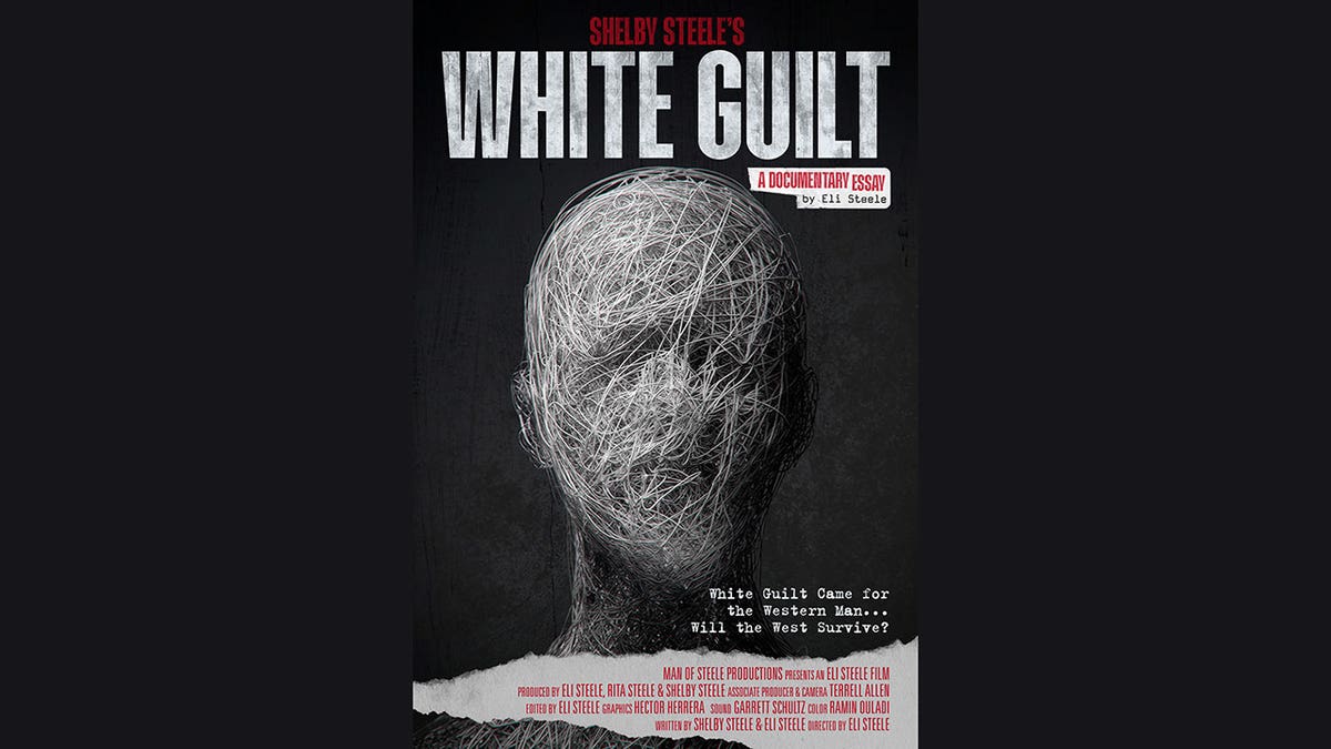 The poster for the new film by Eli Steele, 'White Guilt.'